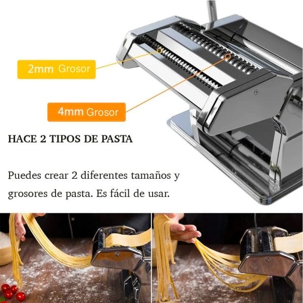 Máquina Para Pasta Acero Inoxidable 18 Cm Vencort - Image 3