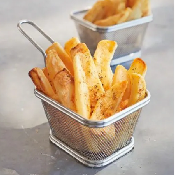 Juego de 12 Mini Canastas Freidora De Acero Para Chips Papas Fritas Botanas - Image 2