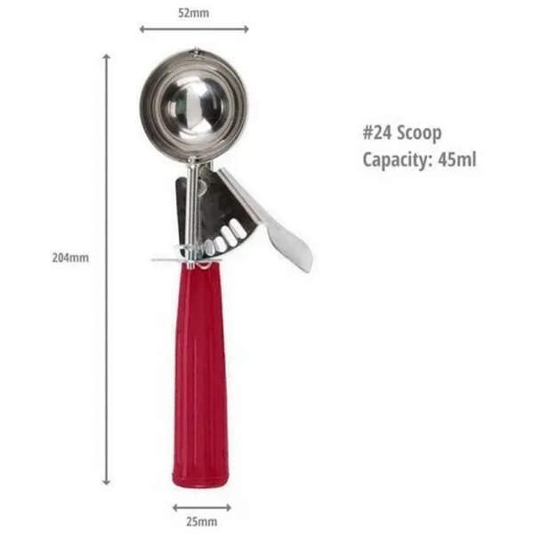 Cuchara Para Helados #24 Scoop 1.33 Oz - Image 3