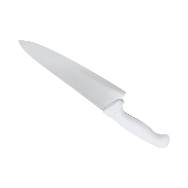 Cuchillo Para Chef Acero Inoxidable 12" Pulgadas Mango Blanco - Image 2