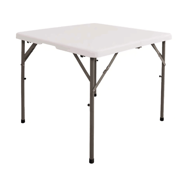 Mesa Cuadrada Plegable De Plastico Jardin 88 Cm
