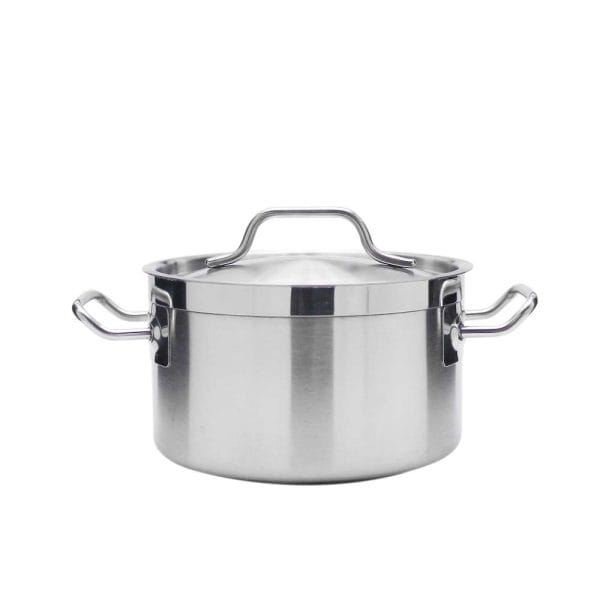 Olla Con Tapa De Acero Inoxidable 16 Cm / 2 Litros