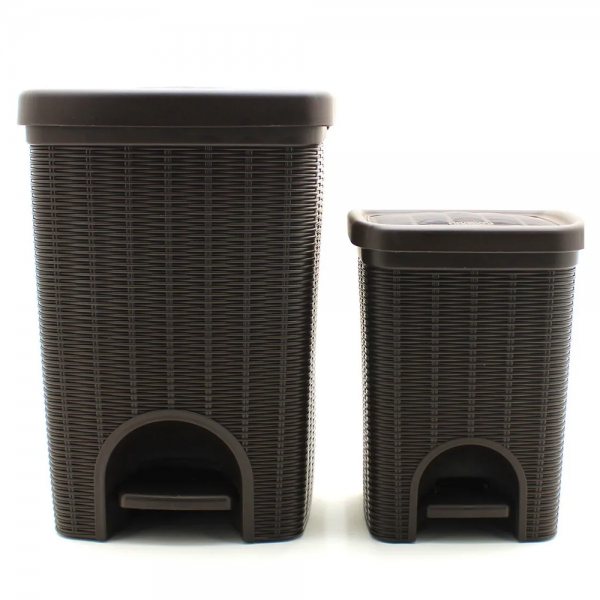 Cesto Para Basura Grande Elegance Moka 20 L - Image 3