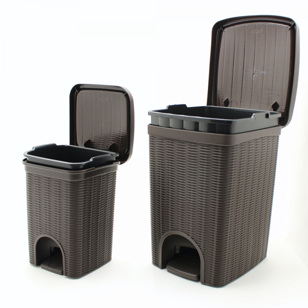 Cesto Para Basura Grande Elegance Moka 20 L - Image 4