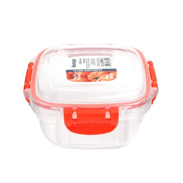 Hermético Contenedor De Alimentos Cuadrado 500 Ml - Image 2