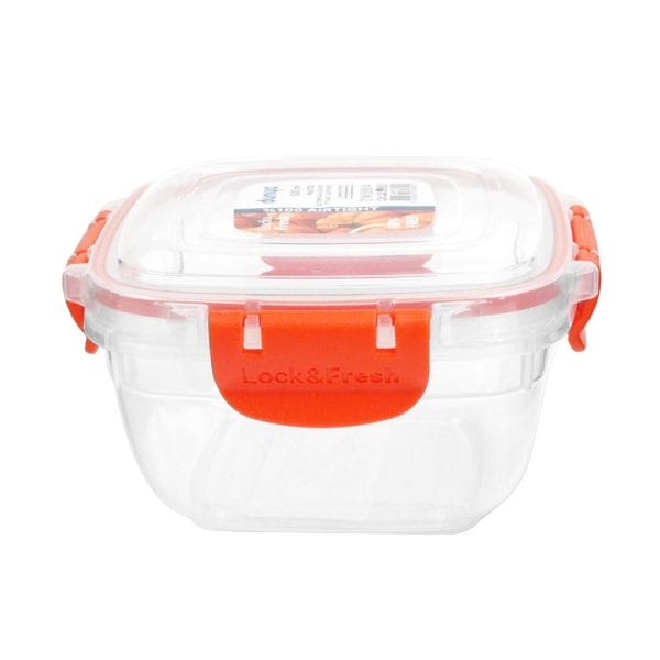 Hermético Contenedor De Alimentos Cuadrado 500 Ml