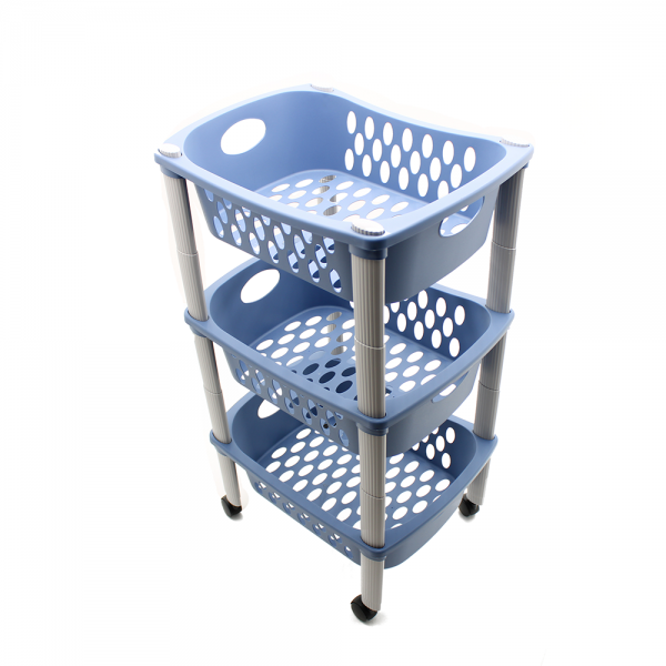 Carrito Organizador 3 Niveles Azul - Image 2