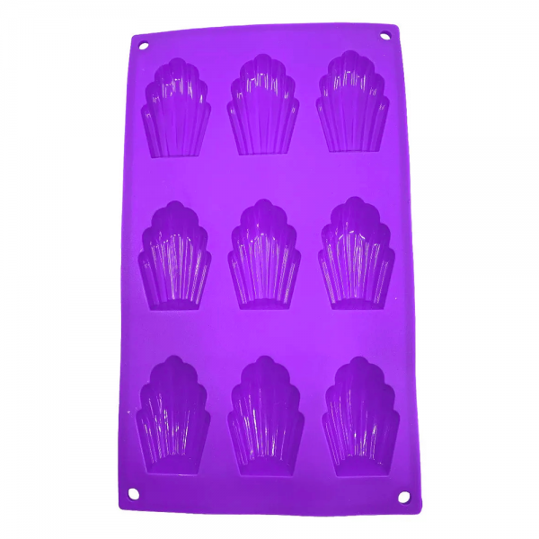 Molde de Silicón Para Repostería Madalenas Con 9 Cavidades - Image 4
