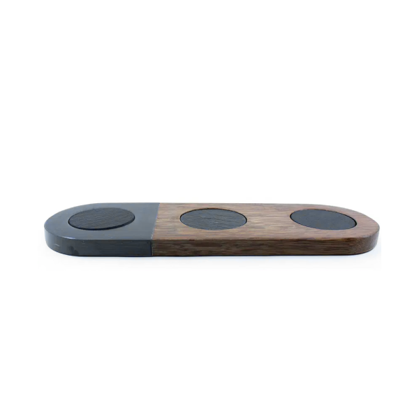 Tabla de Madera con Pizarra 30 x 10 cm