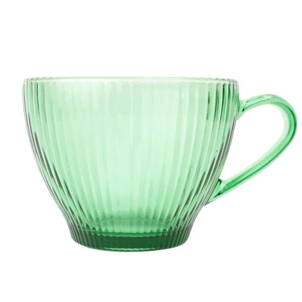 Set 6 Tazas De Vidrio Capuchino 350 Ml
