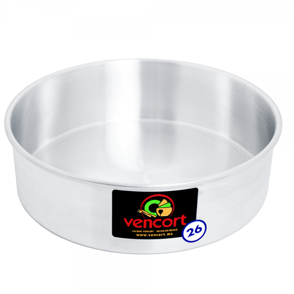Molde De Aluminio Alto Para Hornear 26 Cm