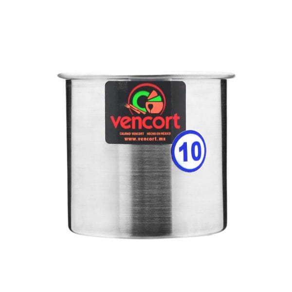 Molde Redondo Recto Alto De Aluminio 10 Cm / 780 Ml