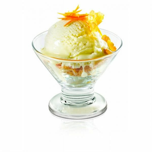Copas de Vidrio Goblet Para Helado y Postres 7.5 Oz