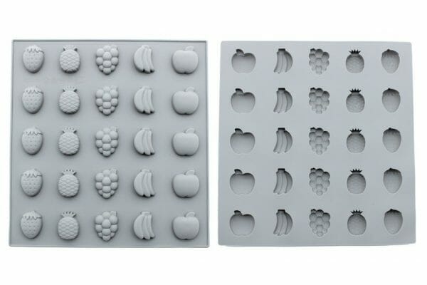 Molde Silicón Frutas Mixtas