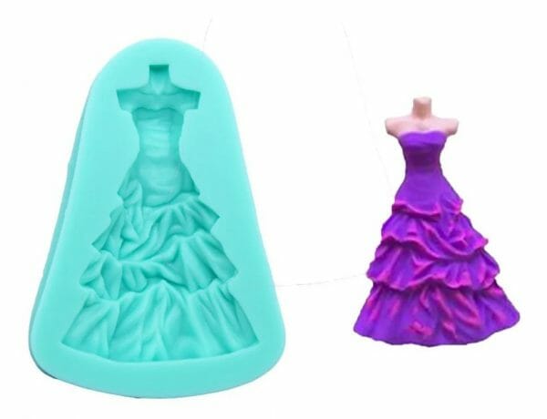 Molde de Silicón Para Vestido de novia