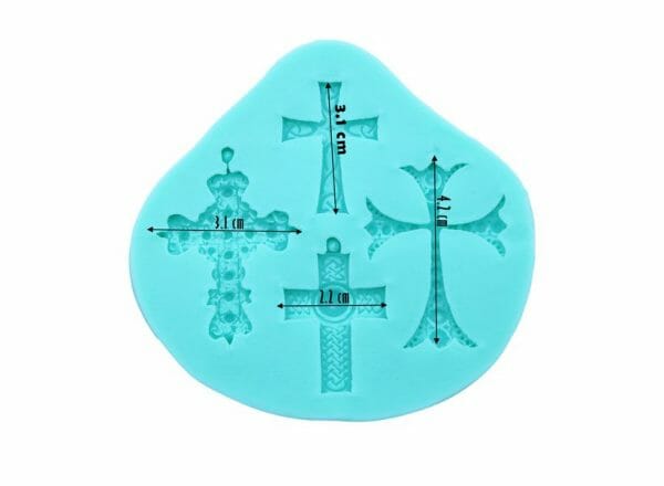 Molde de Silicón de 4 Cruces