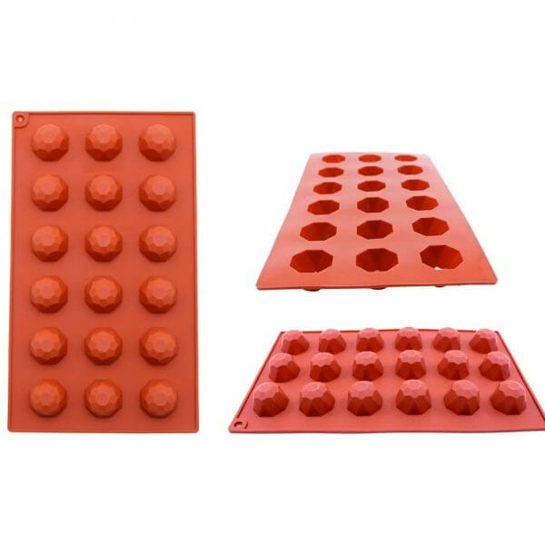 Molde de Silicon Pentagonal Para Chocolates 18 cavidades - Image 2