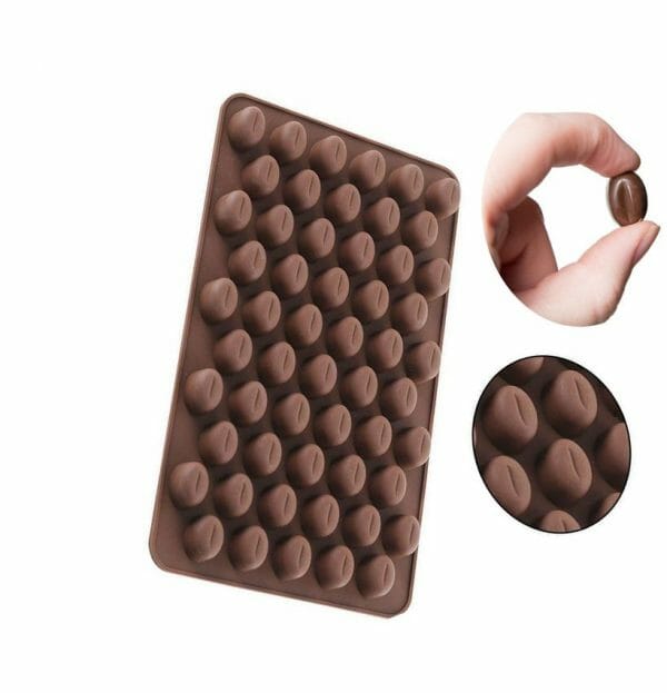 Molde De Silicon Para Chocolate 55 Granos de Café - Image 3