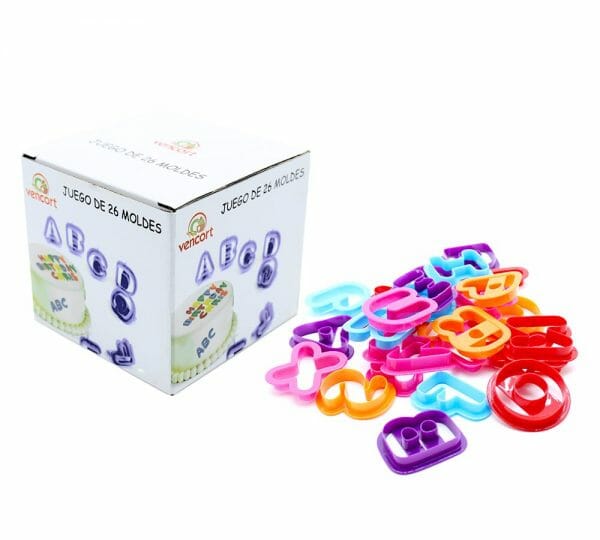 Juego de Cortadores de Galleta Letras - Image 2