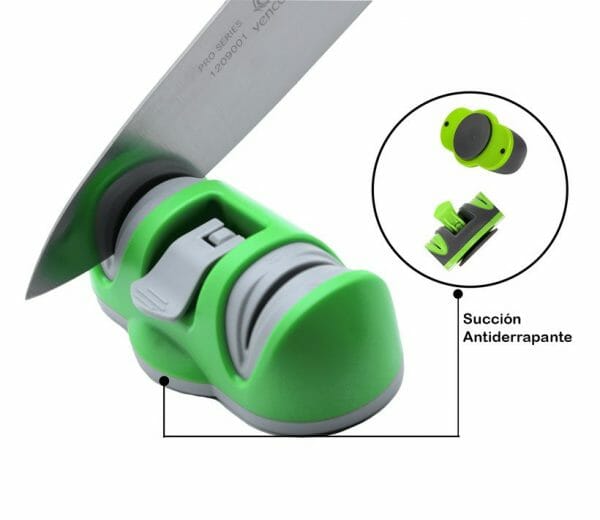 Afilador De 2 Pasos con Succión Antiderrapante