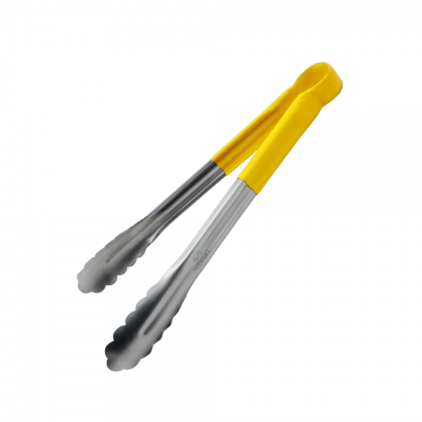 Pinza Profesional Mediana Con Mango Amarillo 12"