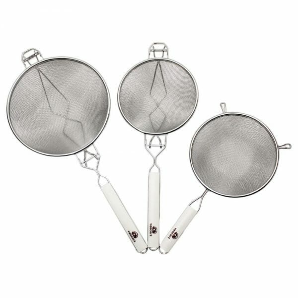 Coladera Doble Maya 20Cm Mango Plastico - Image 2