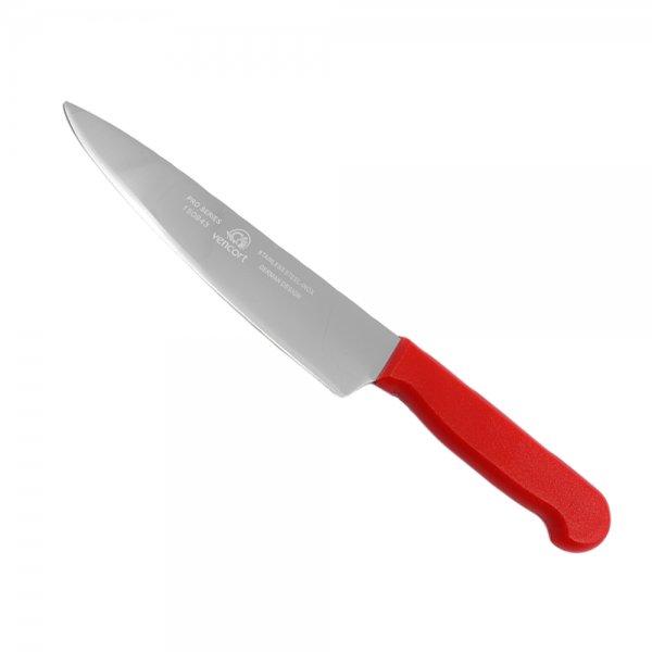 Cuchillo Para Carne 8" Mango Rojo Pro Series