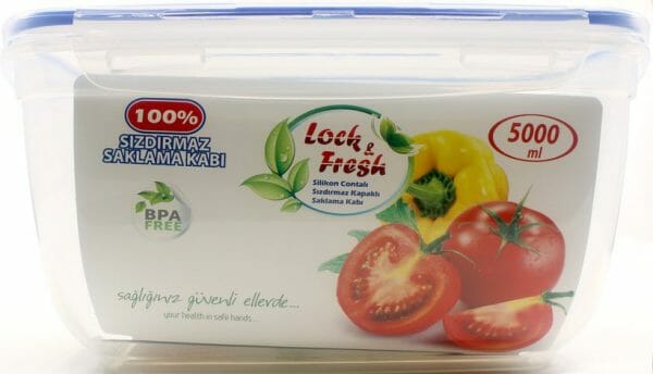 Hermético Tupper Rectangular 5 L