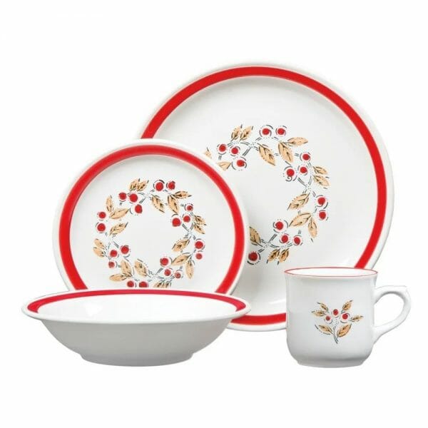 Vajilla de Cerámica 16 pzs Dulce Samba