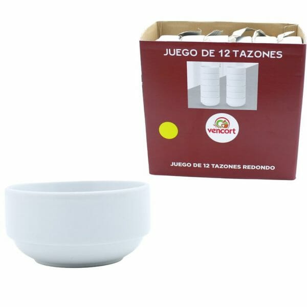 Juego de Tazones de Cerámica Apilables de 5" - Image 3