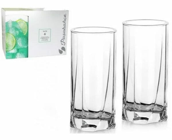 Excelente juego de 6 vasos de vidrio Vencort, compra ahora y aprovecha la gran oferta