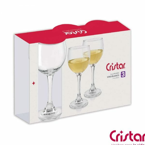 Juego de 12 Copas Para Vino Blanco Premier 251 Ml