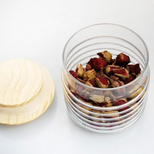 Juego de 3 Frascos Con Tapa De Madera 1.1 Lts - Image 3