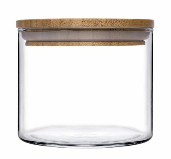 Frasco Con Tapa de Bamboo 700 ml
