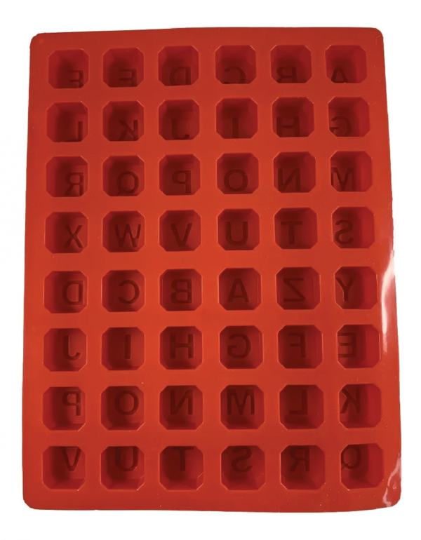 Molde Silicon letras Para Chocolate y hielos - Image 2