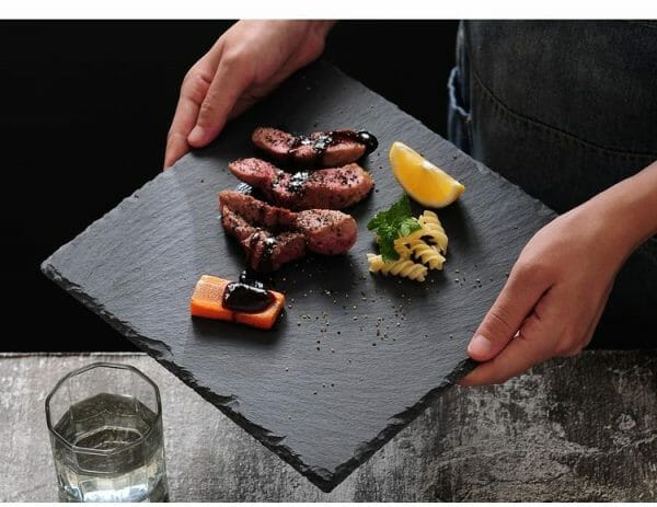 Plato de Piedra Pizarra Cuadrada 25 X 25 cm - Image 6