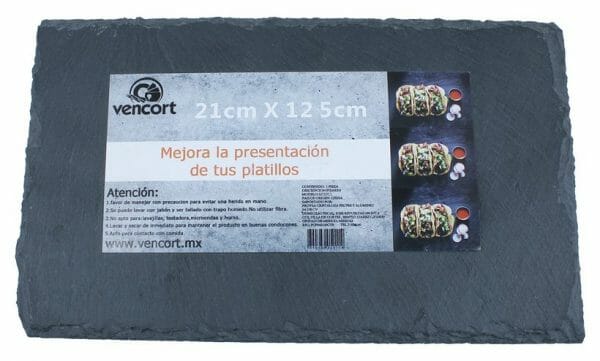 Plato de Piedra Pizarra Rectangualar 21 X 12.5 cm - Image 7