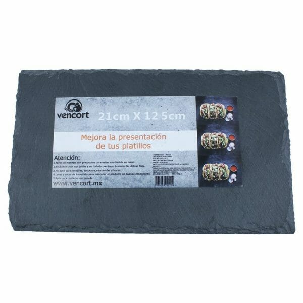 Plato de Piedra Pizarra Rectangualar 21 X 12.5 cm - Image 4