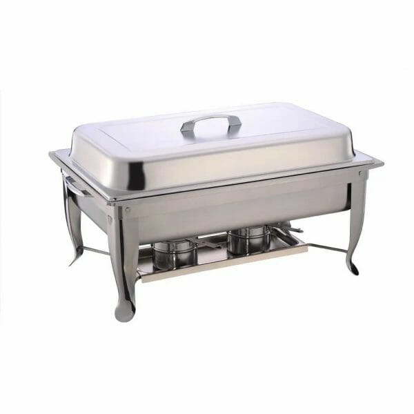 Bufetera Entera Economica Rectangular Con Tapa Acero Inoxidable