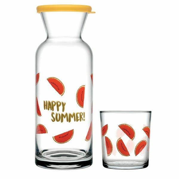 Juego de 7 Pzs Jarra y Vasos Happy Summer Pasabahce