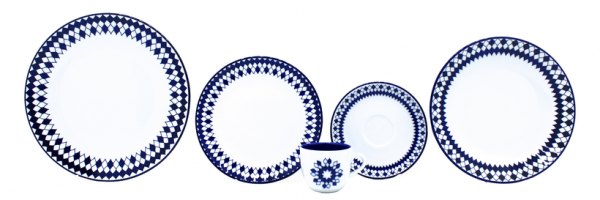Vajilla para 4 personas Coup Chess Porcelana