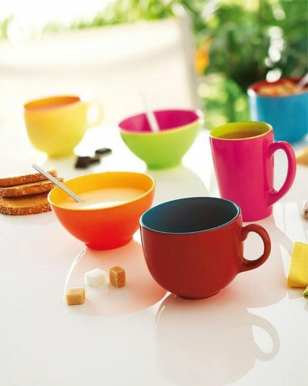 Juego de Tazas de vidrio Jumbo 400 ml