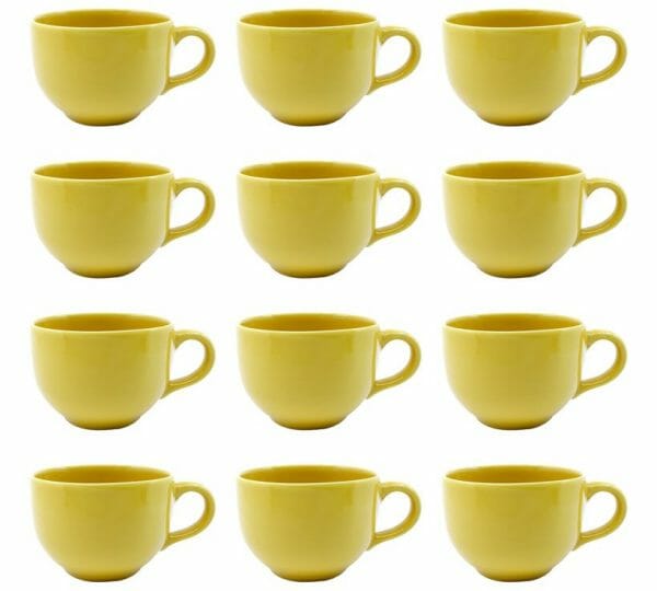 Juego de 12 tazas Jumbo 740 ml Amarilla - Image 2