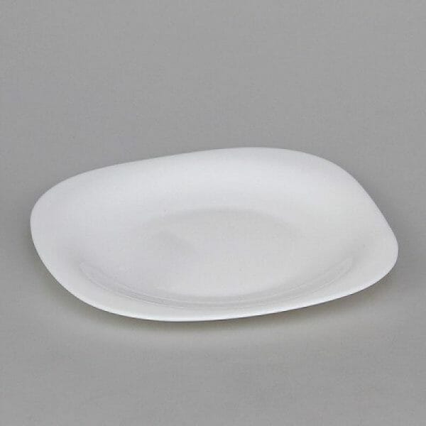Juego de 6 Platos Vidrio Opal Para Postre Carine Blanco - Image 3