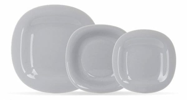 Vajilla de vidrio Opal Carine Gris 12 Pzs - Image 2
