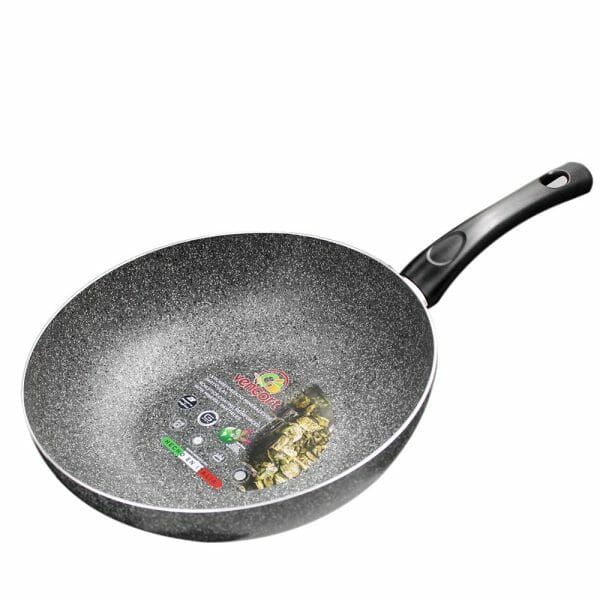 Wok Italiano Con Antiadherente De Granito De 28 Cm