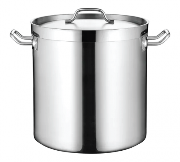 Compra la Olla de Acero Inoxidable de 100 Litros con Tapa en Vencort