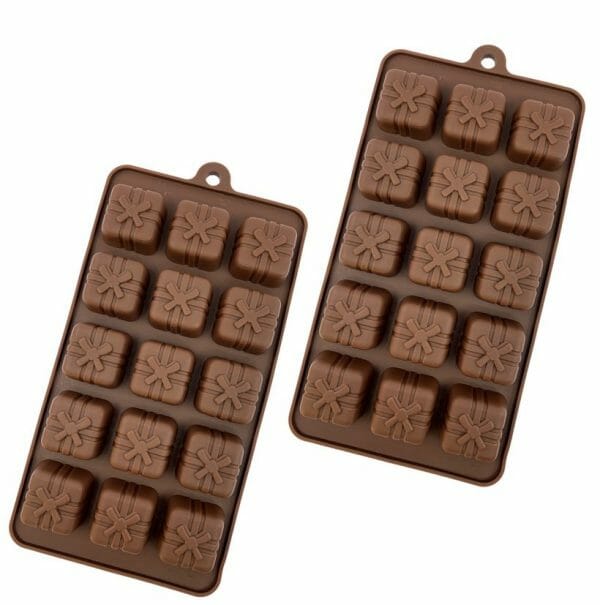 Molde de Silicón Regalos con Moño de Chocolate 15 Cavidades - Image 5