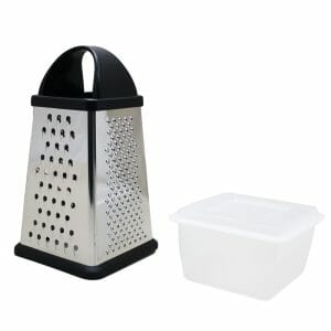 rallador con recipiente