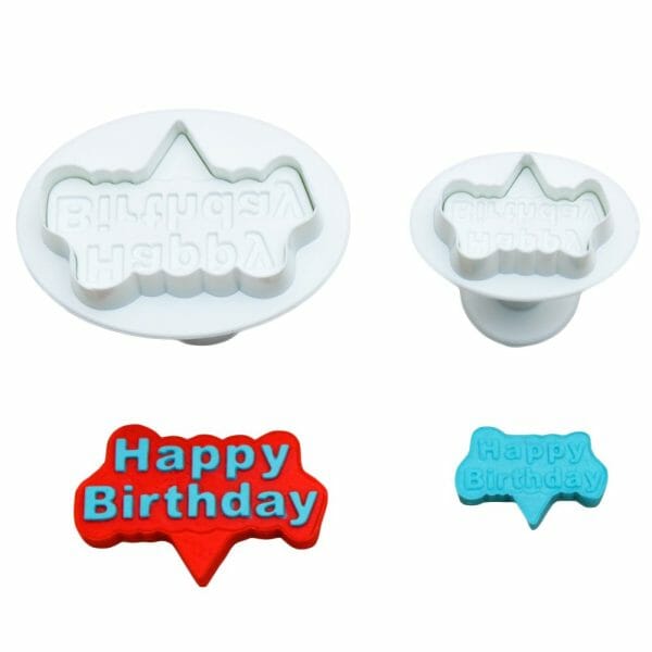 Kit 2 Moles Eyectores Happy Birthday - Image 2